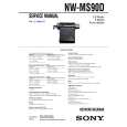 SONY NWMS90D Service Manual cover photo