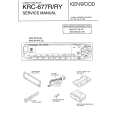 KENWOOD KRC677 Service Manual cover photo