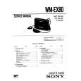 SONY WMEX80 Service Manual cover photo