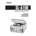 TEAC SLA100 Owner's Manual cover photo