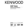 KENWOOD DVF-3300 Owner's Manual cover photo