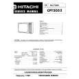 HITACHI CPT2052 Service Manual cover photo