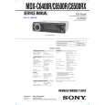 SONY MDXC6500 R/RX Service Manual cover photo