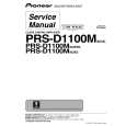 PIONEER PRS-D1100M/XS/ES Service Manual cover photo