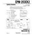 SONY CPM-203CK2 Service Manual cover photo