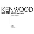 KENWOOD KDC-8020 Owner's Manual cover photo