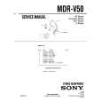 SONY MDRV50 Service Manual cover photo