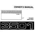 ALPINE 3501 Owner's Manual cover photo