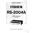 FISHER RS2004A Service Manual cover photo
