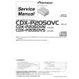 PIONEER CDX-P2050VC/XN/UC Service Manual cover photo