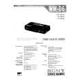 SONY WM-D6 Service Manual cover photo