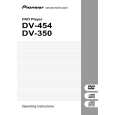 PIONEER DV-350-K/WVXK Owner's Manual cover photo