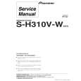 PIONEER S-H310V-W/XDCN Service Manual cover photo