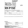 PIONEER XRP150 Service Manual cover photo