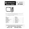 HITACHI CPT1436 Service Manual cover photo
