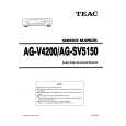 TEAC AG-V4200 Service Manual cover photo