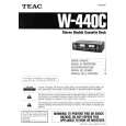 TEAC W440C Owner's Manual cover photo