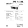 SONY SCD777ES Service Manual cover photo