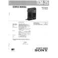 SONY TCM25 Service Manual cover photo