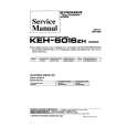 PIONEER KEH6016ZH Service Manual cover photo