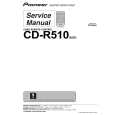 PIONEER CD-R510/XZ/E5 Service Manual cover photo