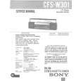 SONY CFSW301 Service Manual cover photo