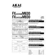 AKAI FX SYSTEM M630 Owner's Manual cover photo