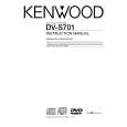 KENWOOD DV-S701 Owner's Manual cover photo