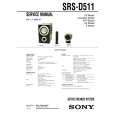 SONY SRS-D511 Service Manual cover photo