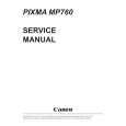 CANON PIXMA MP760 Service Manual cover photo