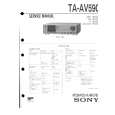 SONY TAAV590.PDF Service Manual cover photo