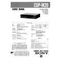 SONY CDPM20 Service Manual cover photo