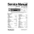 TECHNICS SAAX720/E Service Manual cover photo