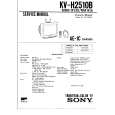 SONY KVH2510B Service Manual cover photo