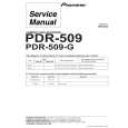 PIONEER PDR-509 Service Manual cover photo