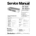 TECHNICS SH8025/K Service Manual cover photo