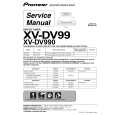 PIONEER XV-DV990/ZVXJ Service Manual cover photo