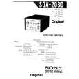 SONY SQA2030 Service Manual cover photo