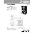 SONY SSD715AV Service Manual cover photo