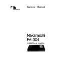 NAKAMICHI PA-304 Service Manual cover photo