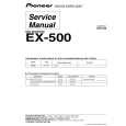 PIONEER EX-500/KUXU/CA Service Manual cover photo