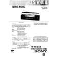 SONY CFSW401L Service Manual cover photo