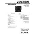 SONY MSACFD2M Service Manual cover photo