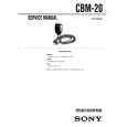 SONY CBM20 Service Manual cover photo