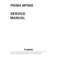 CANON PIXMA MP800 Service Manual cover photo