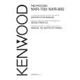 KENWOOD NXR-700 Owner's Manual cover photo