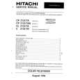 HITACHI CP2133TA Service Manual cover photo
