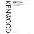 KENWOOD KRV6040 Owner's Manual cover photo