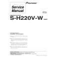 PIONEER S-H220V-W/XDCN Service Manual cover photo
