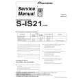 PIONEER S-IS21/XJI/E Service Manual cover photo